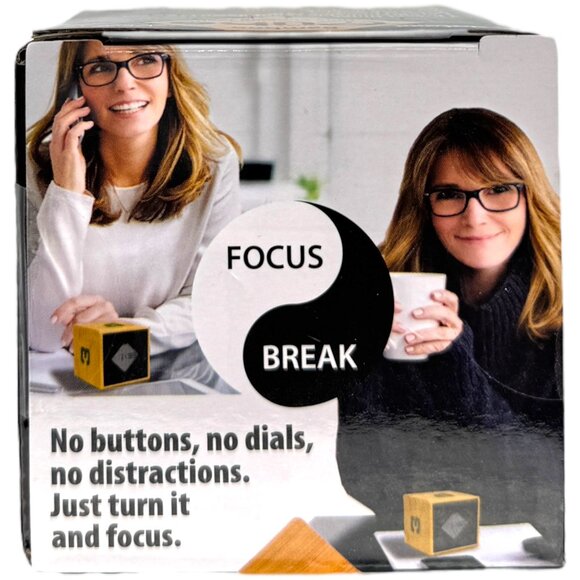 Datexx Bamboo Time Cube Digital Timer 1-2-3-4 Min Focus Productivity Tool - Picture 5 of 12